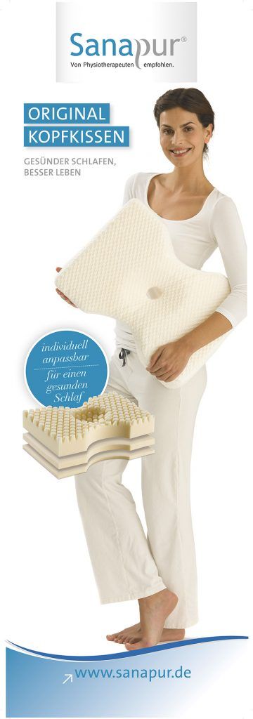 Sanapur Original Kissen für gesunden Schlaf